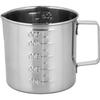 Wahei Freiz Cookware Measuring Cup Ajido 500cc 18-8 Stainless Steel Made In Japan AD-192