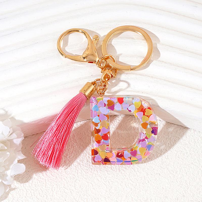 Брелок из смолы с буквами AZ 26, инициалами, бабочкой, кисточкой, подвеской, брелоком, изысканным украшением для рюкзака, аксессуарами, подарками