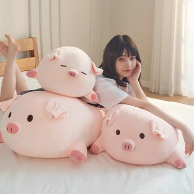 Кавайные Плюшевые Игрушки Свинья Кукла Мягкие Плюшевые Животные Наполнитель Розовая Свинья Подушка Украшение Комнаты Дивана Подушка Подарок на День Рождения