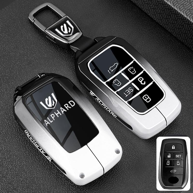 Металлический чехол для ключа для Toyota Alphard: Подходит для моделей Supreme 24 и 23