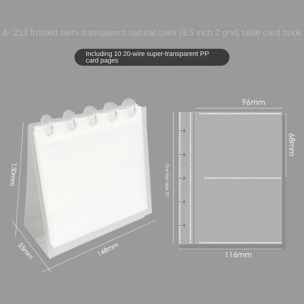 Transparent Photocard Holder 3inch/3.5inch Idol Card Picture Display New Desktop Photo Album