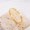 Titanium steel bracelet gold high version temperament zircon bracelet women's light luxury fashion elegance does not fade simple bracelet