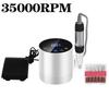 35000 об/мин портативная дрель для ногтей с HD-дисплеем профессиональная электрическая пилочка для маникюра с ножной педалью