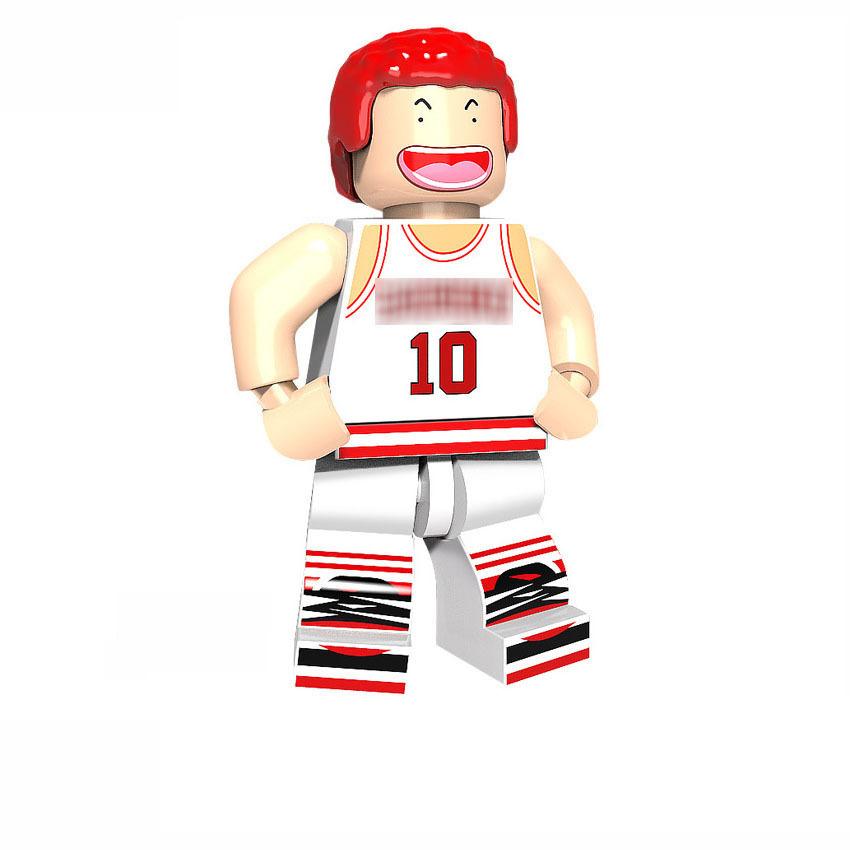 Basketball Player Building Blocks Figure Mini Bricks Toy