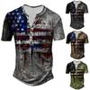 Men's Short Sleeve Graphic And Embroidered Fashion T-Shirt Spring And Summer Short Sleeve Printed