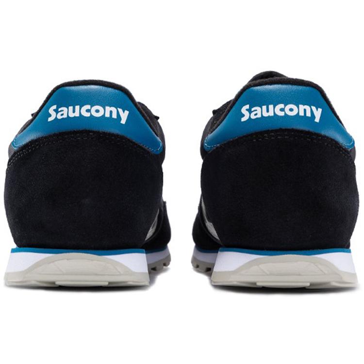 SAUCONY Сетчатые Джазовые Нескользящие Легкие Низкие Беговые Кроссовки Мужские Черные S2866-308