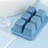 1/3pcs Big Ice Tray Ice Cube Mold Square Shape Ice Cream Maker Tray for Whiskey Cocktails DIY with Lid Silicone Kitchen Tools