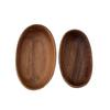 Retro S/M/L Jewelry Storage Box Walnut Large Capacity Entrance Key Organizer Boat Shape Desktop Storage Box