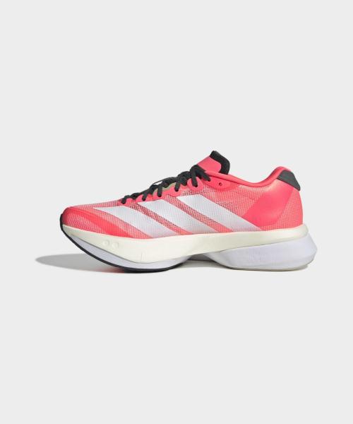 [Adidas] Adizero Boston 13 - Solarturbo:White:Charcoal (KI3147)