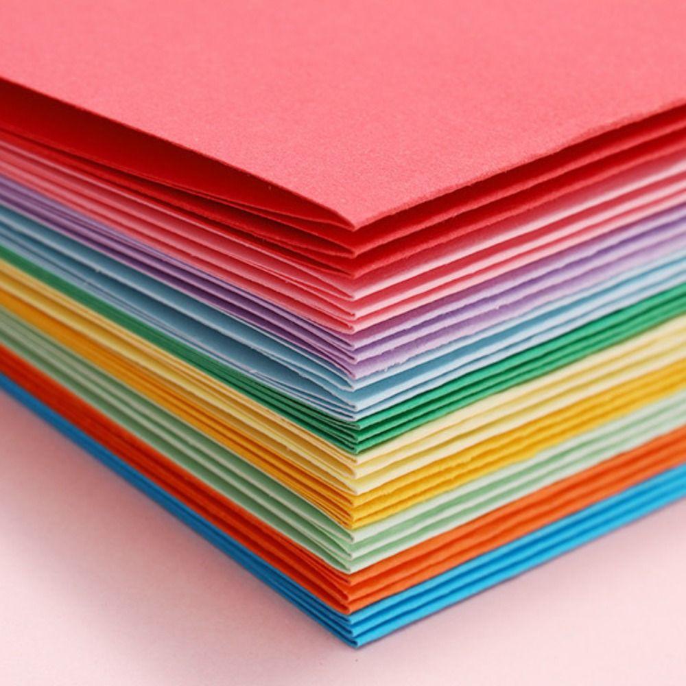 50 Sheets A4 Handmade Colored Paper Set DIY Origami Handcraft Paper Handmade Origami  Children Gift