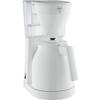 Melitta Easy Therm II 1023-05 Белый - Кофеварка - Термос с управлением одной рукой, прозрачный резервуар для воды