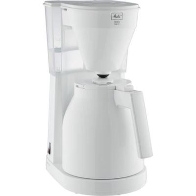 Melitta Easy Therm II 1023-05 Белый - Кофеварка - Термос с управлением одной рукой, прозрачный резервуар для воды