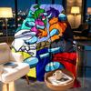 Among Us Print Blanket - Soft & Comfortable, for Bedroom, Travel, Sofa, Home Decoration - Birthday Christmas Gift for Friend