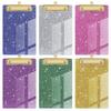 Glitteracrylic Clipboard Memo Pad Clip Board Loose-Leaf Notebook File Writing Clamps Paper Holder Office School Supplies 15*10cm
