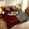 Rayo Vallecano Bedding Quilt Set Quilt Cover Pillowcase Home Decoration Birthday Gift (1 * duvet cover + 2 * pillowcase, without core)