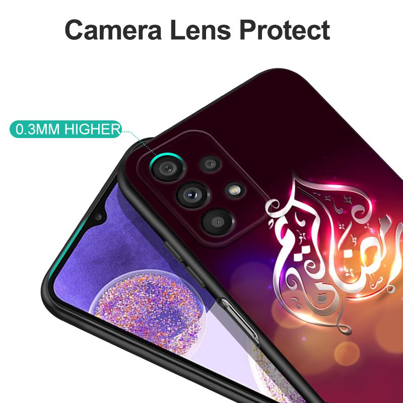 Black Tpu Case For Vivo Y21 Y51A 2021 Y21S Y33S Y51 2020 Y51S Y53s 4G Y72 5G Back Cover Ramadan