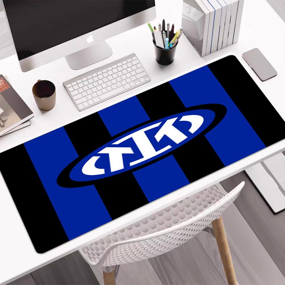 Inter Milan Theme Mouse Pad, Non Slip Rubber Base, Multifunctional Office & Home Decor, Perfect for Workspace Personalization.