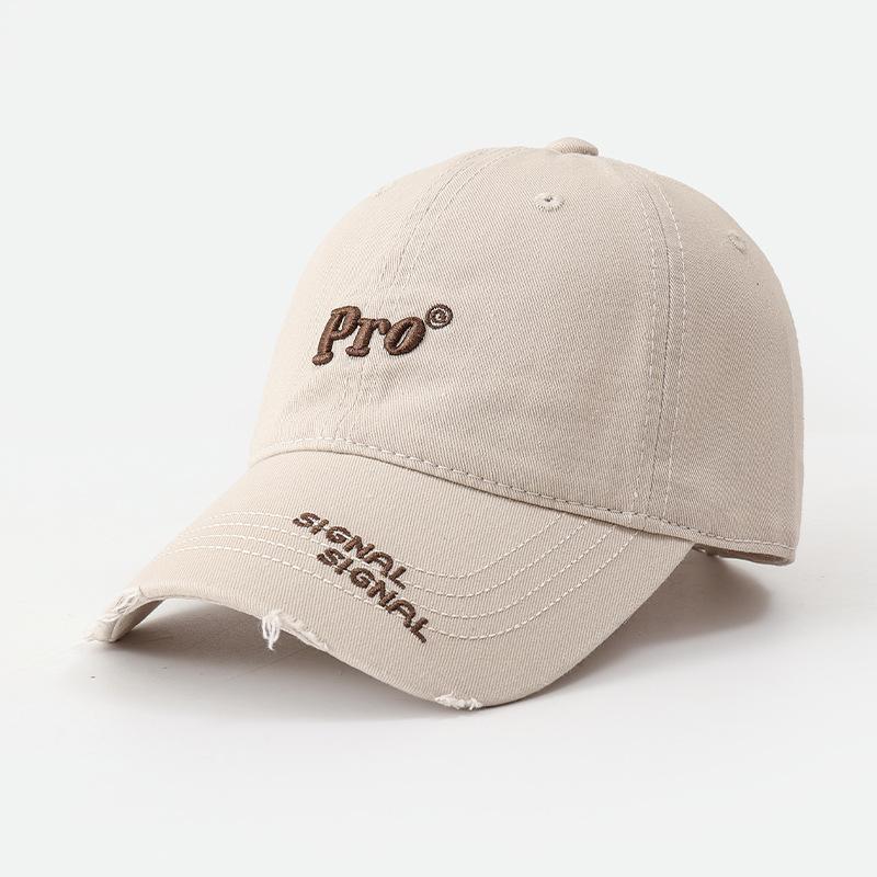Versatile sunshade cap spring and summer fashion embroidered cotton baseball cap high quality Taizhou Wenling hat women
