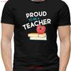 Горжусь быть учителем Мужская футболка Преподавание Школа Начальная Средняя винтажный Стиранный Топ Для Повседневной Носки мода винтажный