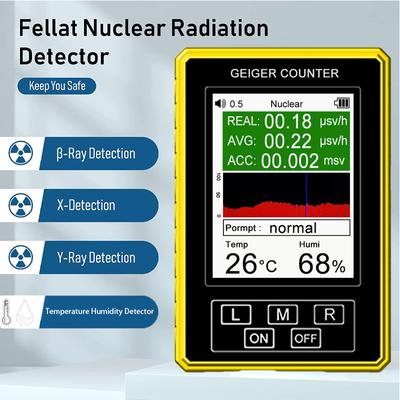 Новый XR3-BR-9C RPO 2-в-1 портативный портативный цифровой измеритель ЭДС электромагнитного излучения детектор ядерного излучения счетчик Гейгера
