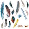Car Modified Car Decal Feather Rear Trunk Sticker Creative Decoration Window