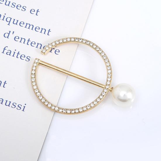 4 шт. зажим для кольца рубашки женские зажимы для галстука шарфа с искусственным жемчугом и стразами