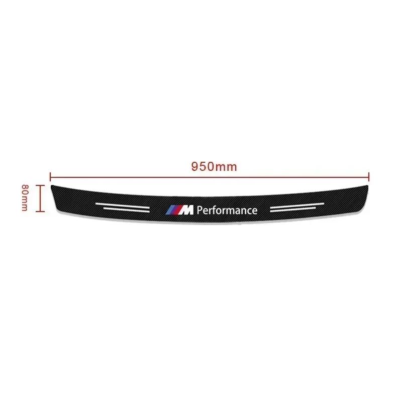 2025 Car For BMW Car Rear Bumper Trunk Carbon Fiber Stickers Auto Rear Bumper Trunk Load Edge Protector For BMW X1 F48 Sport xDr