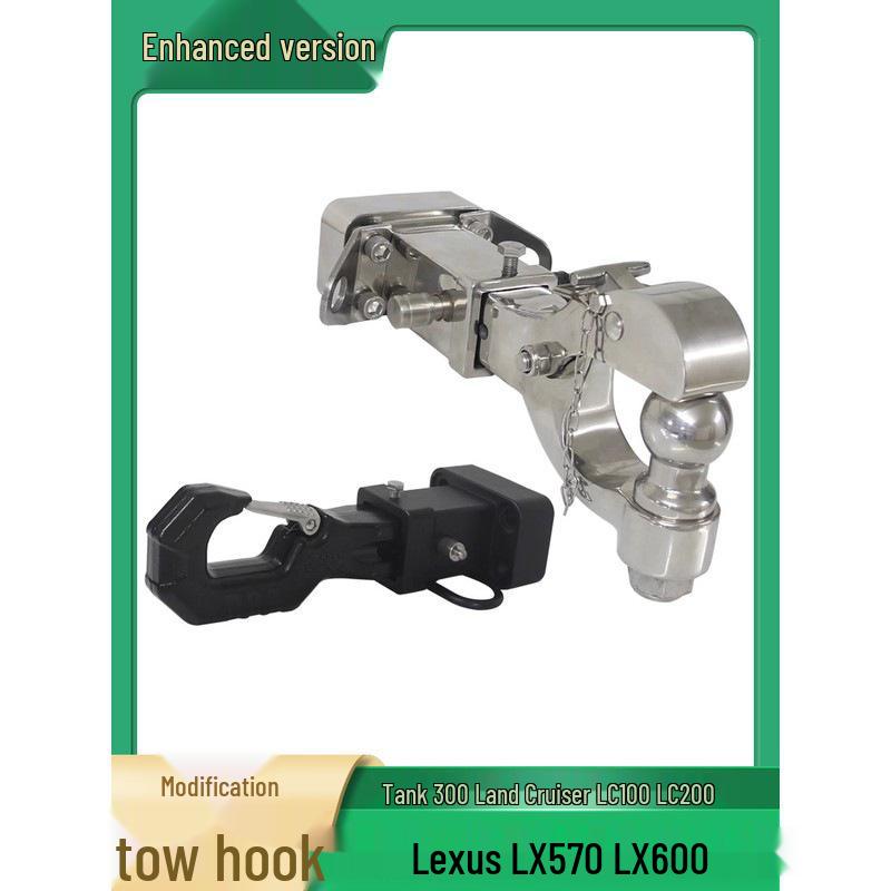 Совместимое фаркопное устройство и задний буксировочный крюк для Land Cruiser, LX570, Tank 300 и LC200.