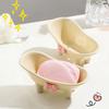 Bathtub Shape Soap Box Interesting Unique Cute Bow Tie Plastics Drain Soap Holder For Home El Bathroom & Kitchen Sink Hand