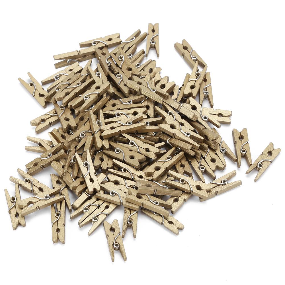 Мини-деревянный зажим для фотографий, настенное украшение, фотоальбом, открытка, записка, деревянный зажим