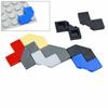 50Pcs Smooth Particles 27263 2x2 Flat Tiles Corner Building Blocks Parts DIY Enlighten Bricks Assembles Education Kid Toys