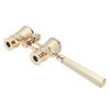 Opera Glasses Binoculars with Handle 3X25 Metal Portable Theater Glasses for Watching Drama Stage Play Art Performance