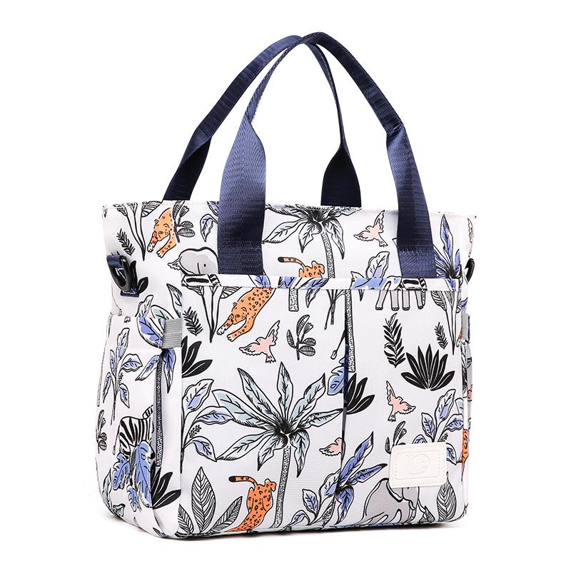 2026 New High Quality Cartoon Printing Mommy Shoulder Bag Waterproof Large Capacity Baby Bags