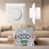 ABYP For Dimmable LED Dimmer Switch 230V For Leds/Halogen 5-200W With White Cover Plate 3