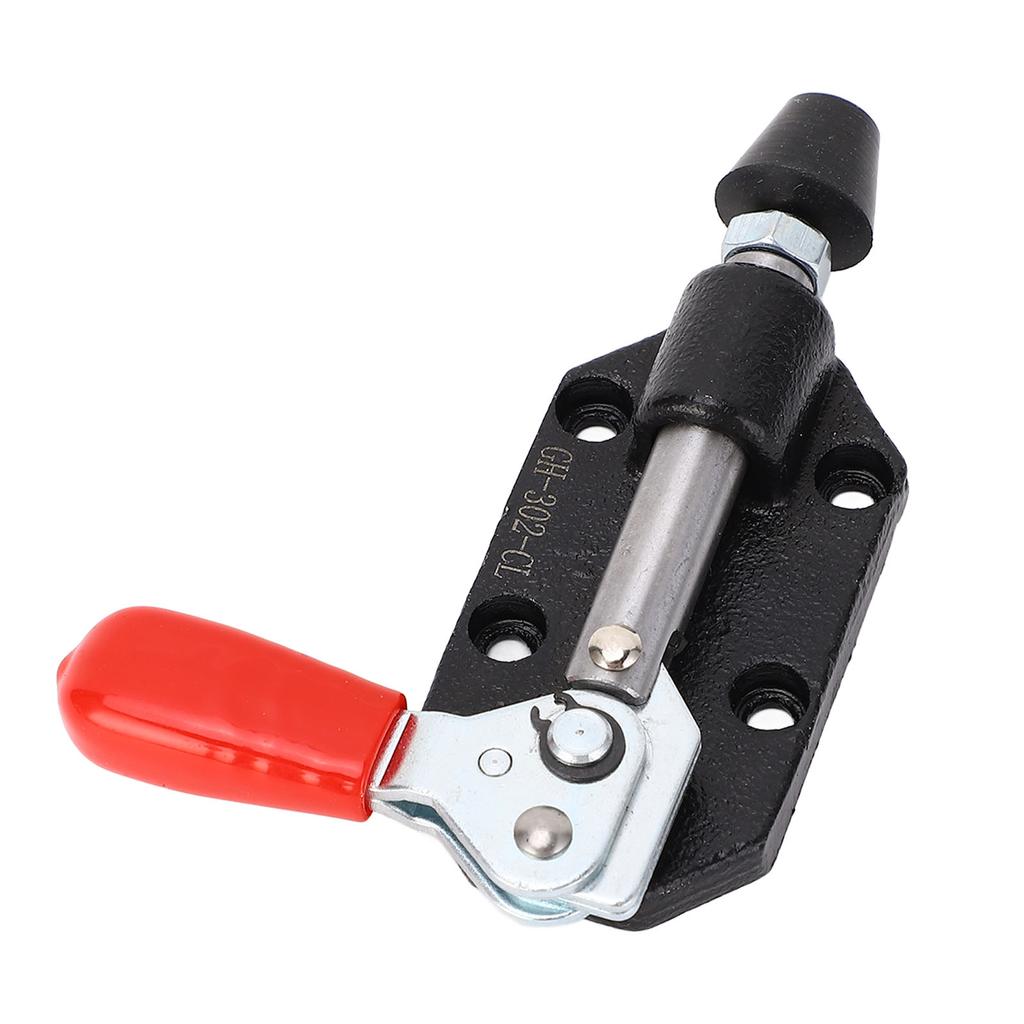 Толкательно-тяговый тумблерный зажим Чугун Регулируемая пластиковая рукоятка Сделай сам Деревообработка Фиксирующий зажим для сварки