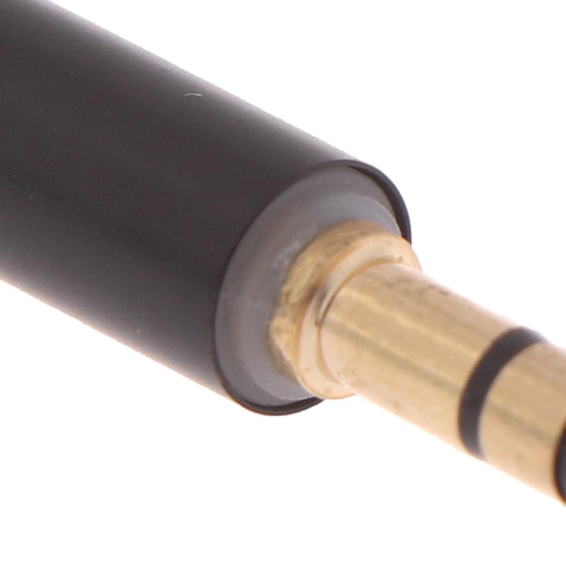 1 шт. 3,5 мм стерео 3-контактный штекер на 4-контактный 3-кольцевой гнездовой аудиоадаптер-конвертер