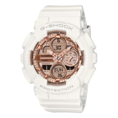 Женские часы G-Shock GMA-S140PG-7AJF Белые Экологичный материал Модель из Японии