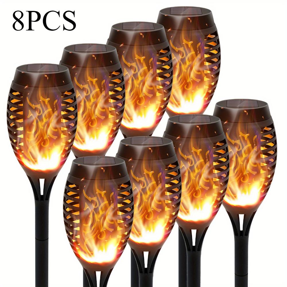 4/6/8/12 Уличные солнечные фонари с миганием, водонепроницаемые светодиодные фонари для садов, кемпинга, вечеринок, садов, Хэллоуина, автоматическое включение