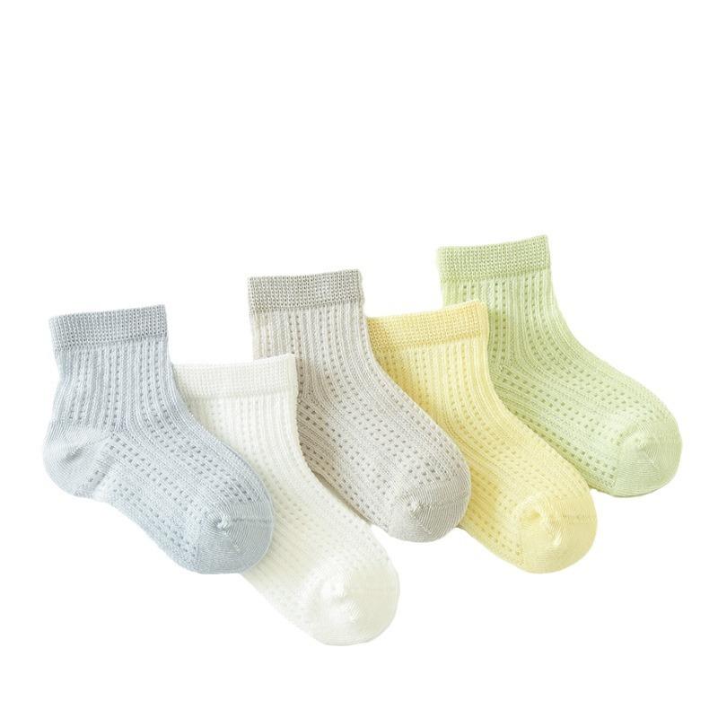 1 пара Тонкие Летние Носки для Младенцев Девочек Сетчатые Носки для Новорожденных Девочек Белые Мягкие Носки Средней Длины Прохладные Тонкие Носки для Малышей Девочек Одежда