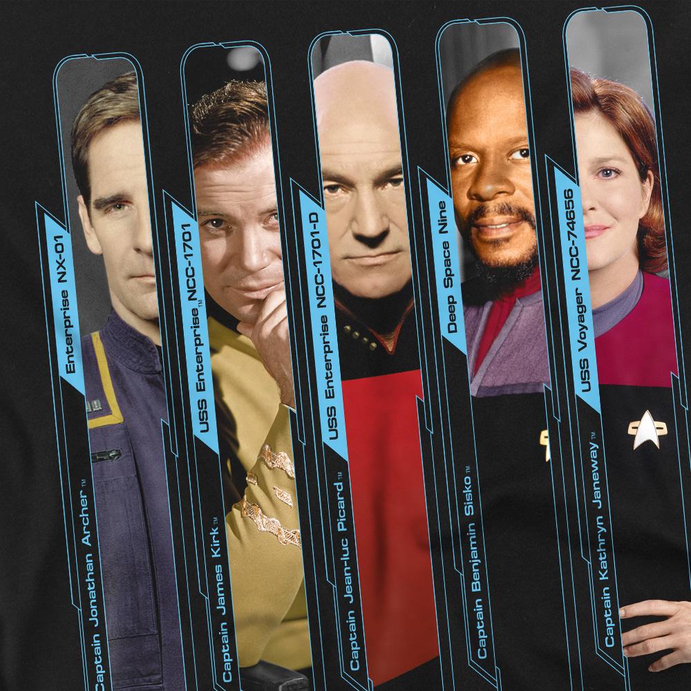 Star Trek Mens The Captains T-Shirt
