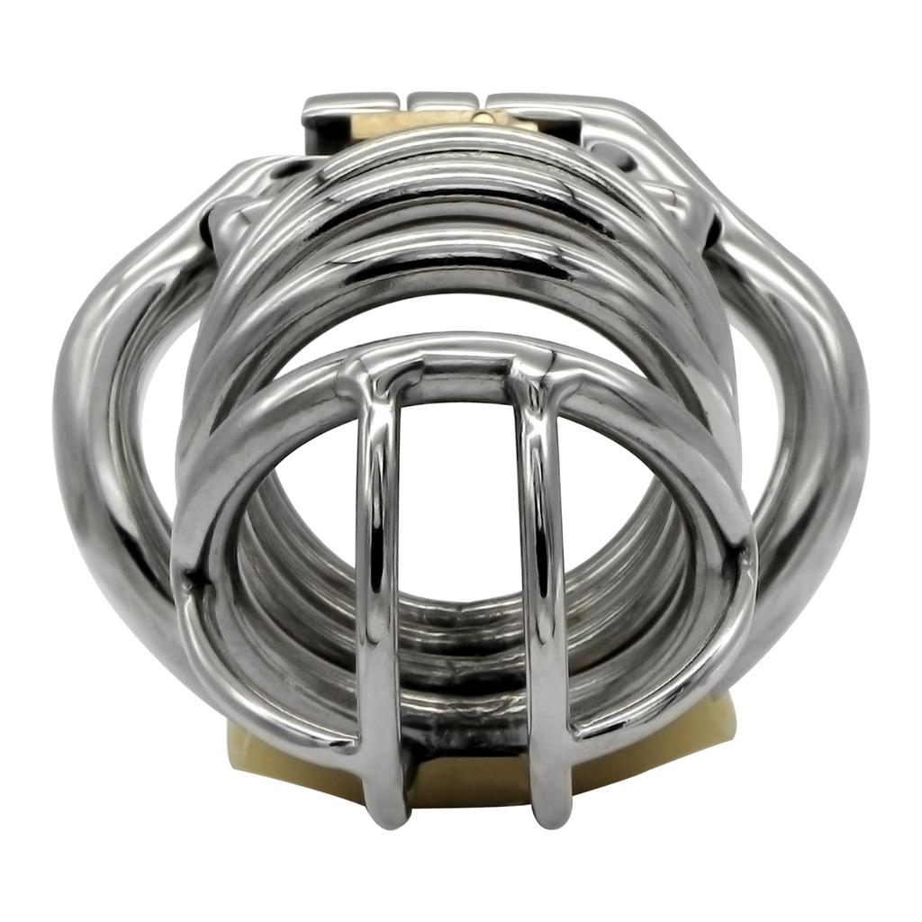 Эргономичное устройство верности для мужчин из нержавеющей стали, клетка для члена, замок для пениса, кольцо для члена, пояс верности, S050