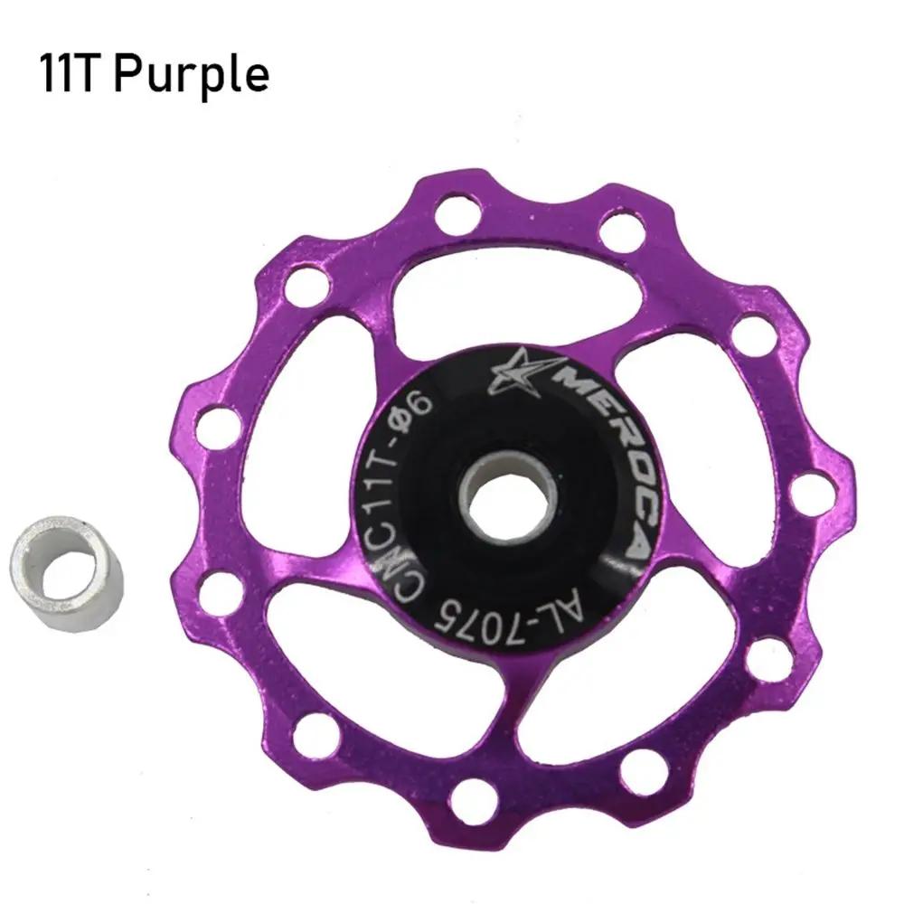 For MTB Bike 11T 13T Aluminum Jockey Wheel Mountain Road Bike Bicycle Rear Derailleur Guide Pulley Steel Bearing
