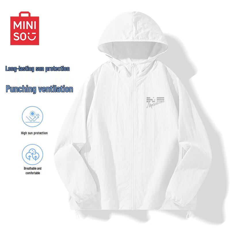 MINISO Мужская куртка с капюшоном для защиты от солнца