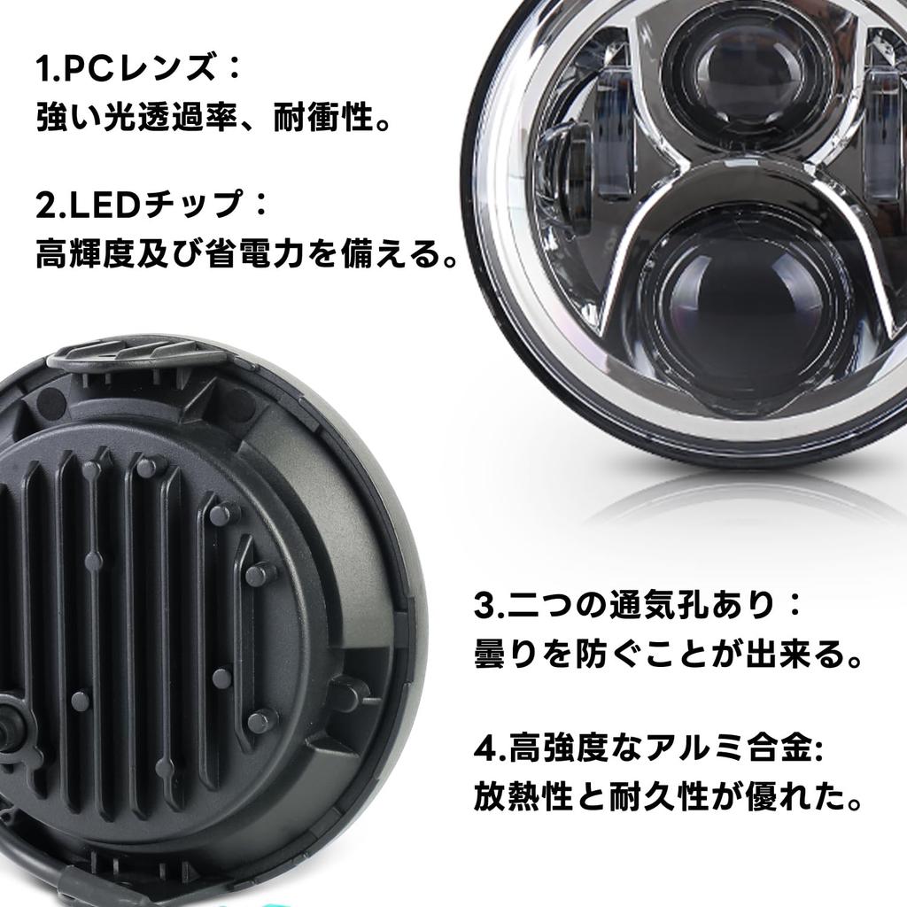 Фара MOVOTOR CB400SF 7-дюймовая светодиодная фара для мотоцикла Honda Beam Chrome 1 шт. Hi/Lo