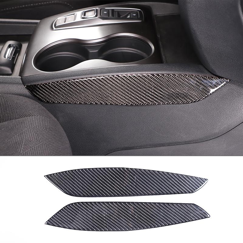 Для Honda Pilot 2015-2022 мягкое углеродное волокно автомобильный центр управления механизмом переключения передач панель крышка чашка воды рамка накладка наклейка