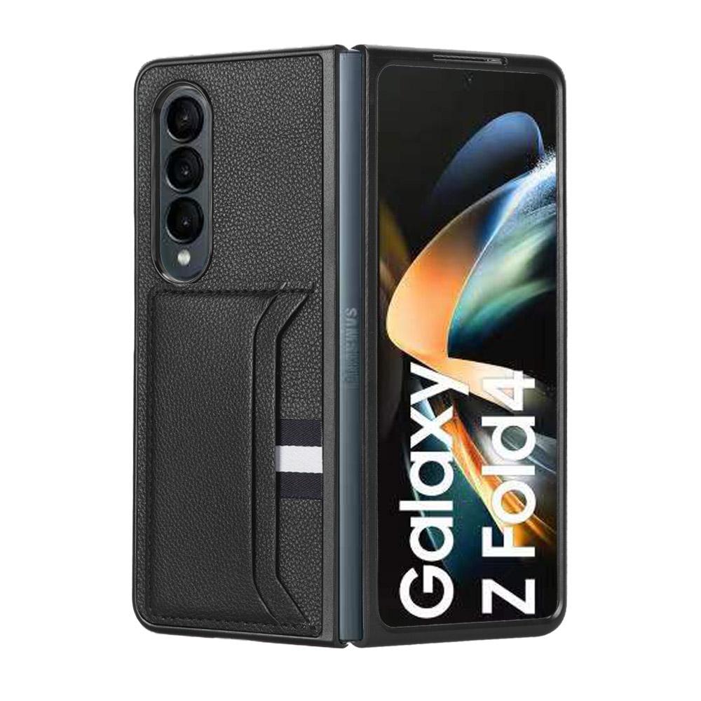 Тонкий тонкий складной чехол из матовой кожи с защитой от пыли для Samsung Galaxy Z Fold 4 5g Fold4 Fold2 Fold3 Fold 3 2, противоударный чехол