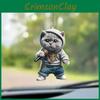 Cute Cartoon Grey Cat Pattern Acrylic Pendant For Auto Interior Accessories