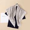 Spring and summer new 91 twill square scarf simulation silk cashew fruit floral temperament silk scarf headscarf shawl wholesale