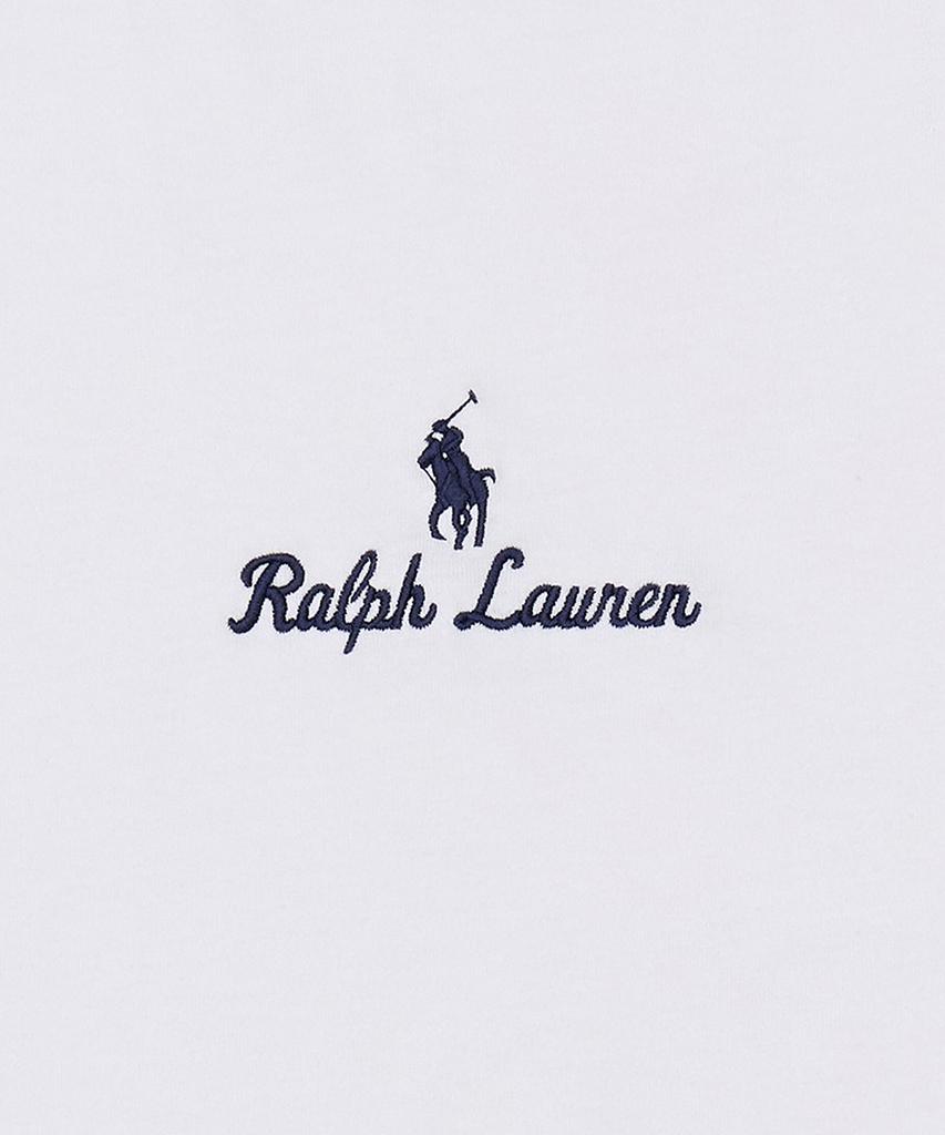 POLO RALPH LAUREN Классический крой Хлопковая футболка с логотипом - Белая