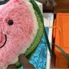 Jellycat Fun Watermelon Plush Crossbody Bag - Cute Gift for Girls